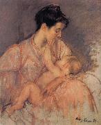 Study of Zeny and her child Mary Cassatt